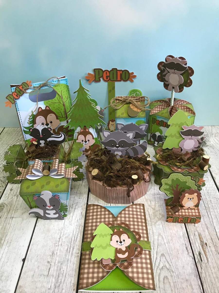 Kit Imprimible 3 Bosque Encantado