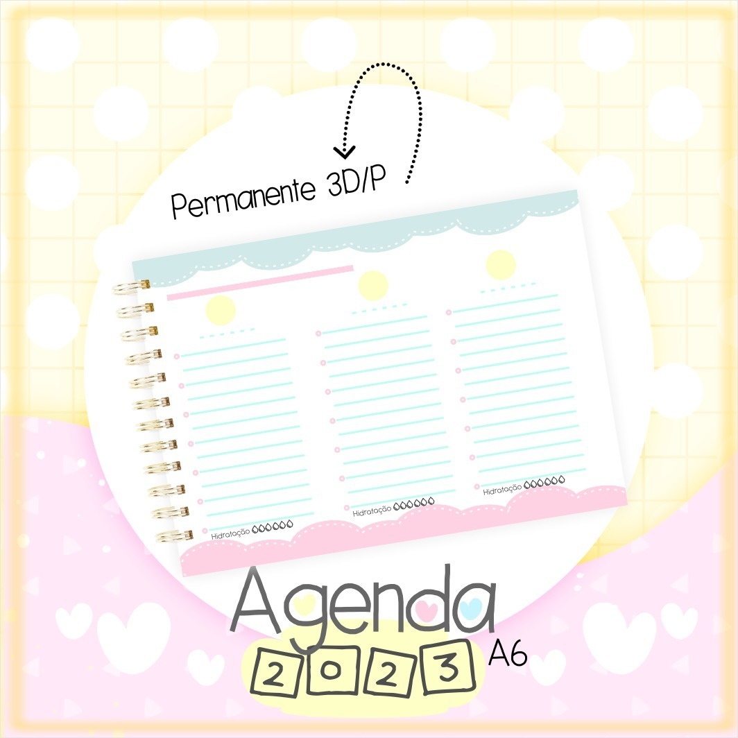Pack Mini Agendas A6 2023 Pdf Digital - Arquivos Silhouette e scanncut ...