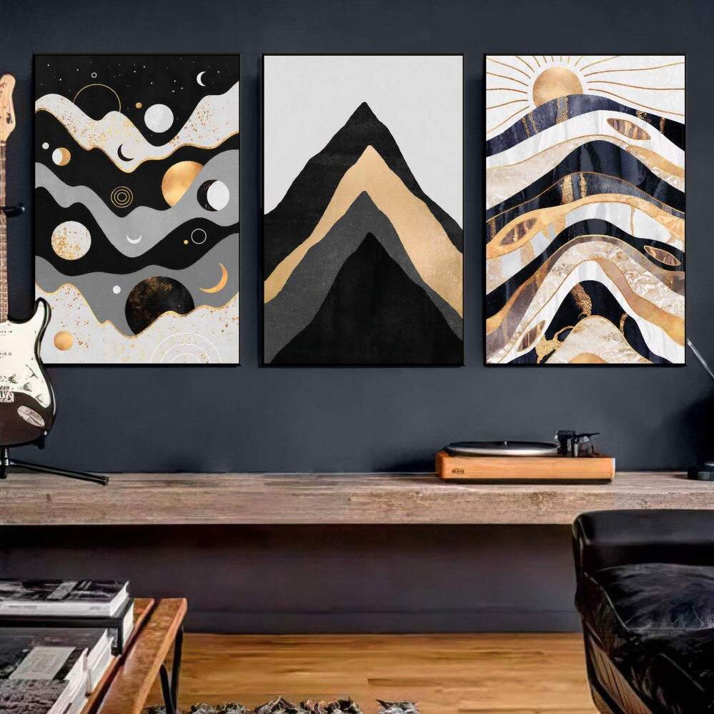 Quadro decorativo 3 telas Minimalista tendência 1