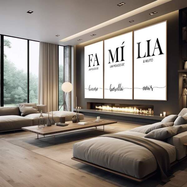 Quadro Decorativo \\\'Inspire\\\': Letras que Transformam
