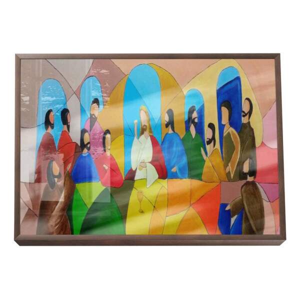 Quadro Decorativo: A ltima Ceia em Detalhes Realistas