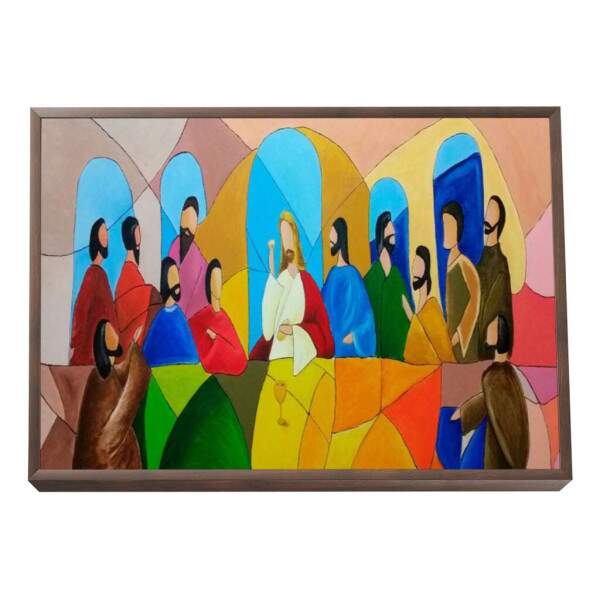 Quadro Decorativo: A ltima Ceia em Detalhes Realistas