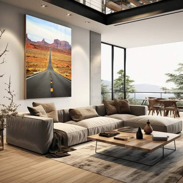 Quadro Decorativo Estrada para o Infinito: Revele Seu Caminho