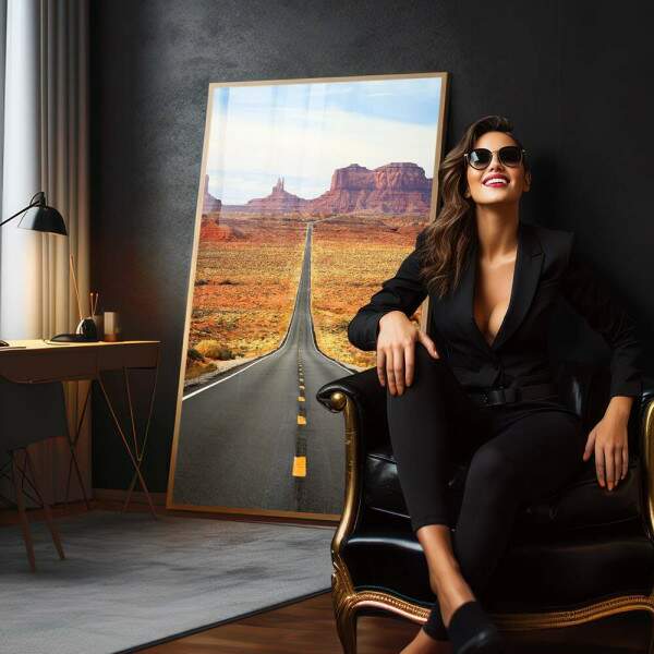 Quadro Decorativo Estrada para o Infinito: Revele Seu Caminho