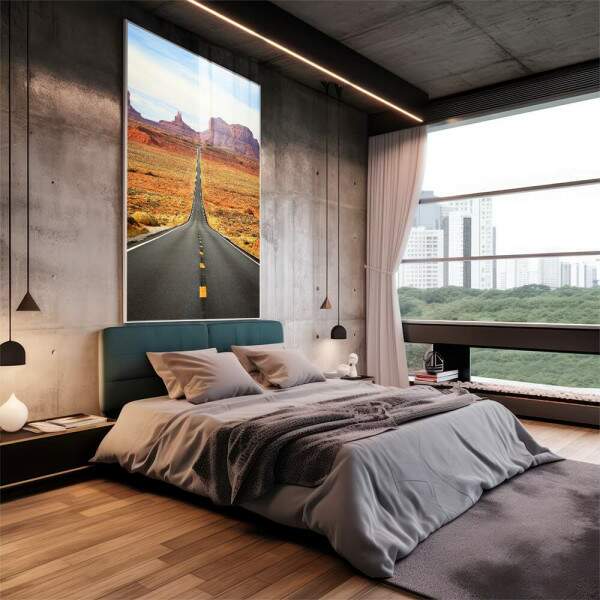 Quadro Decorativo Estrada para o Infinito: Revele Seu Caminho