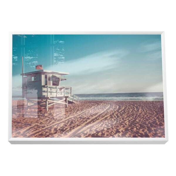 Quadro Decorativo Inspirao Ocenica: Torre e Surfista
