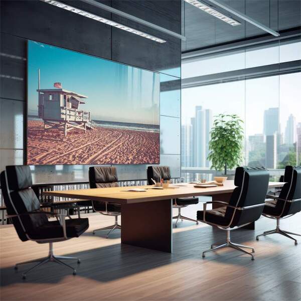 Quadro Decorativo Inspirao Ocenica: Torre e Surfista