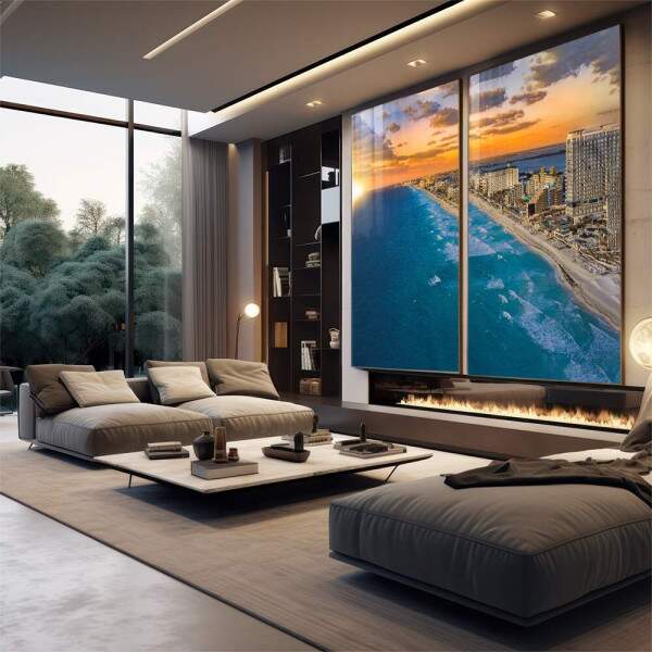 Quadro Decorativo Requinte de Cancun: Praias e Mar Turquesa