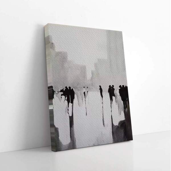 Quadro Decorativo Cidade Vibrante: Essncia Urbana em Foco