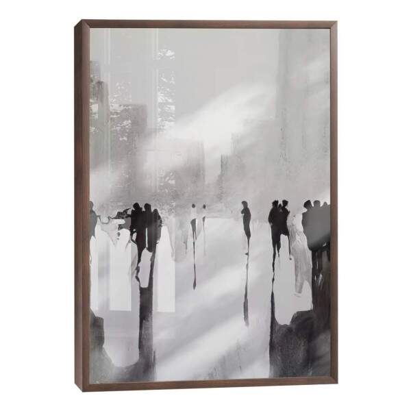 Quadro Decorativo Cidade Vibrante: Essncia Urbana em Foco
