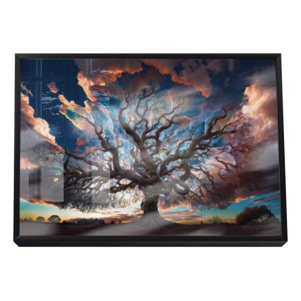 Quadro Decorativo rvore da Elegncia - Toque de Harmonia