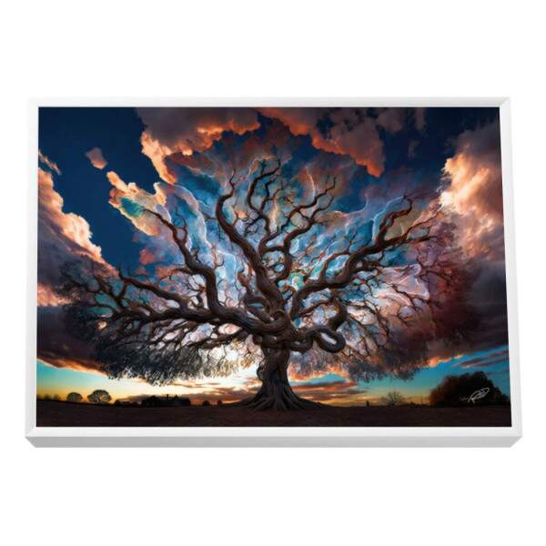 Quadro Decorativo rvore da Elegncia - Toque de Harmonia