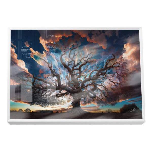 Quadro Decorativo rvore da Elegncia - Toque de Harmonia