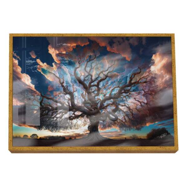 Quadro Decorativo rvore da Elegncia - Toque de Harmonia