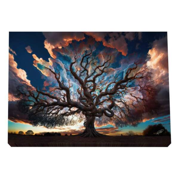 Quadro Decorativo rvore da Elegncia - Toque de Harmonia