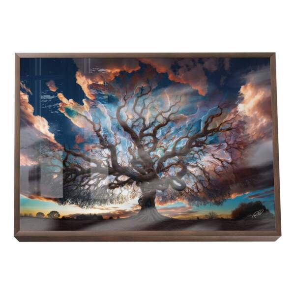 Quadro Decorativo rvore da Elegncia - Toque de Harmonia