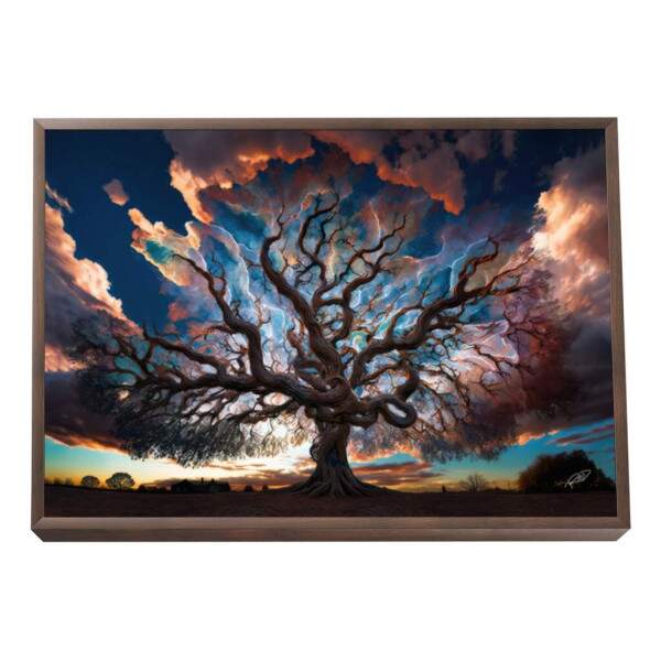 Quadro Decorativo rvore da Elegncia - Toque de Harmonia