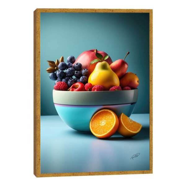 Quadro Decorativo Charme Rstico na Cozinha