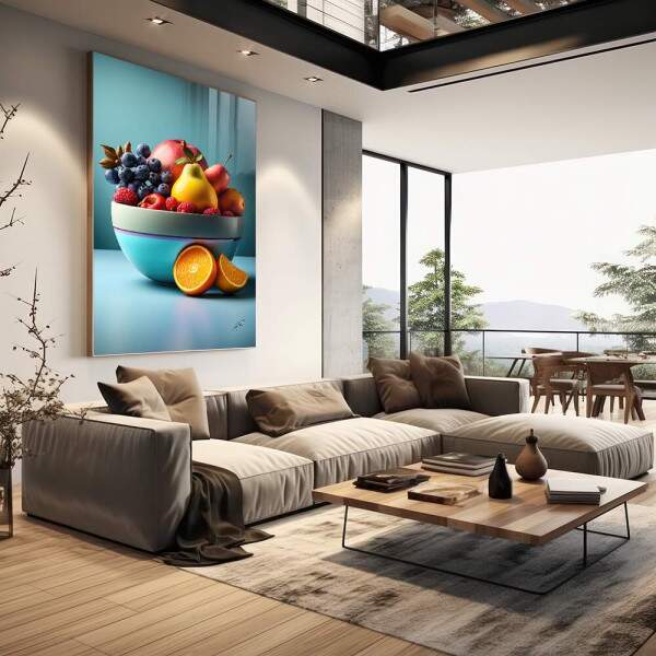 Quadro Decorativo Charme Rstico na Cozinha