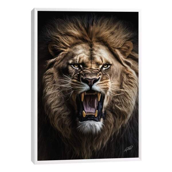Quadro Decorativo: Majestade do Leo Selvagem