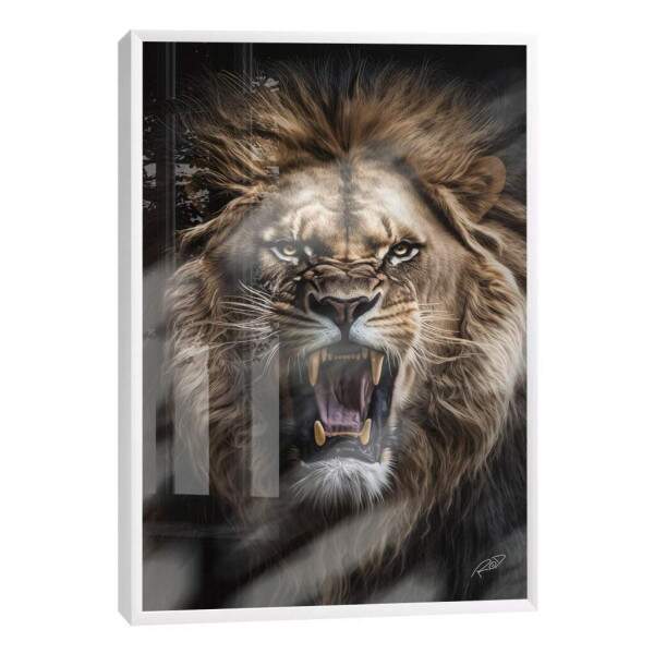 Quadro Decorativo: Majestade do Leo Selvagem