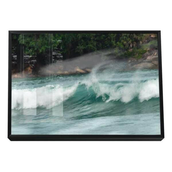 Quadro Decorativo Ondas serenas - Inspira Tranquilidade