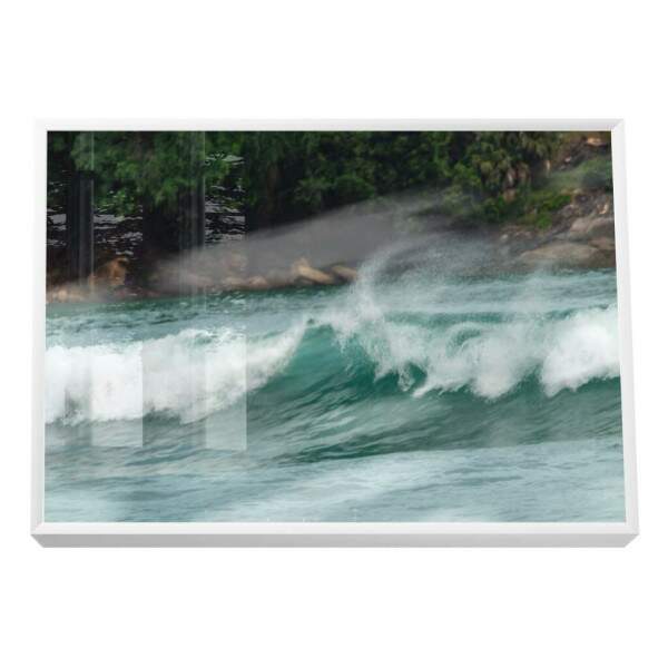 Quadro Decorativo Ondas serenas - Inspira Tranquilidade