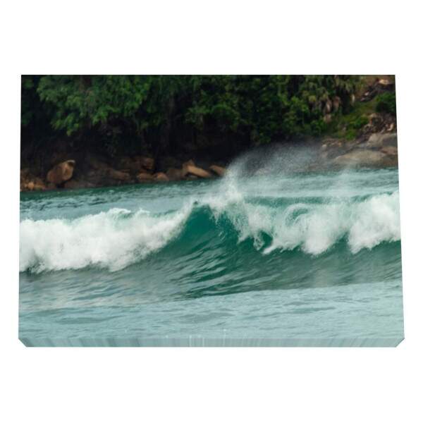 Quadro Decorativo Ondas serenas - Inspira Tranquilidade