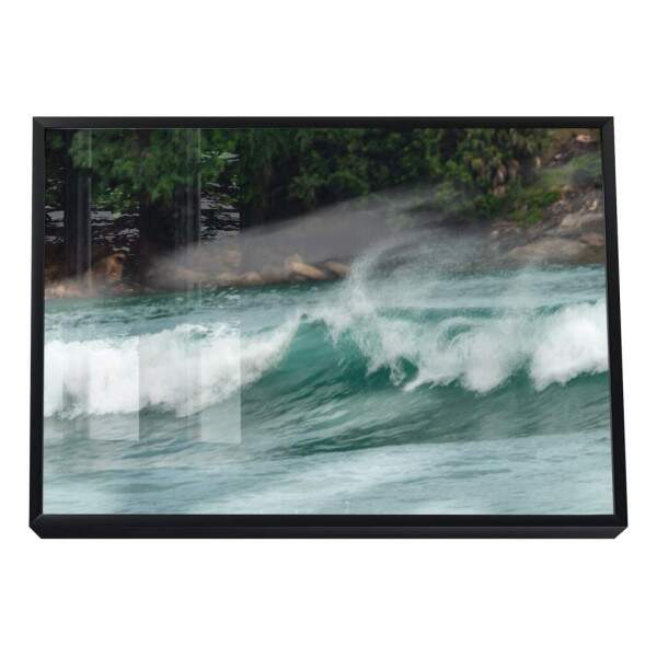 Quadro Decorativo Ondas serenas - Inspira Tranquilidade