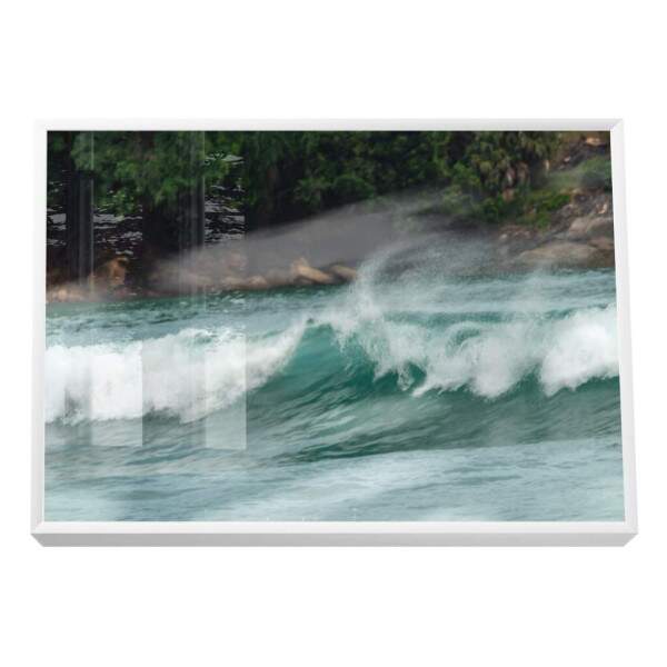 Quadro Decorativo Ondas serenas - Inspira Tranquilidade
