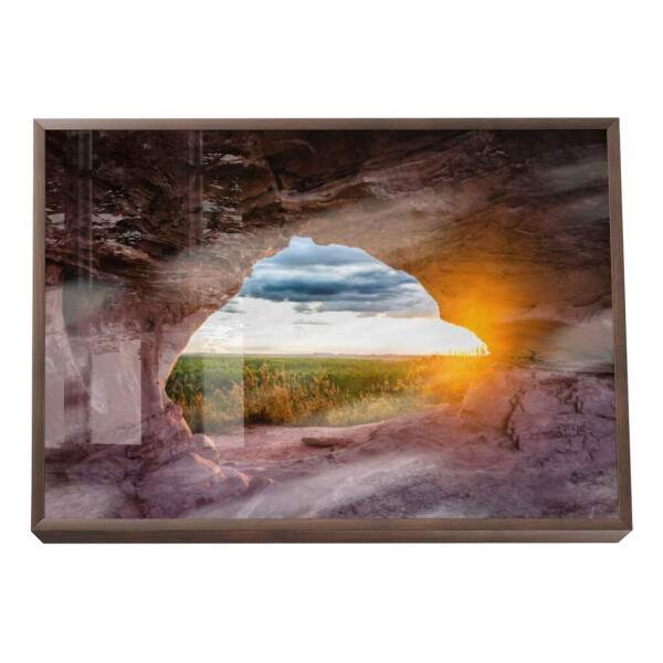 Quadro Decorativo Caverna ao Amanhecer: Ilumine seu Lar