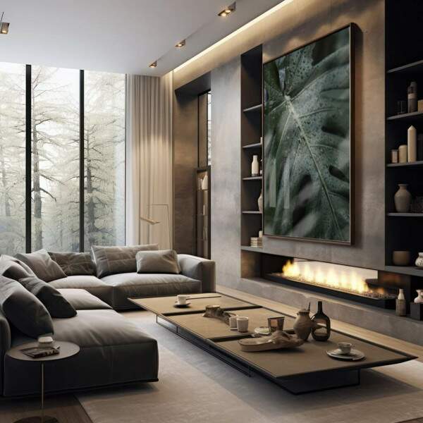 Quadro Decorativo Folha Verde com Orvalho - Inspire-se!
