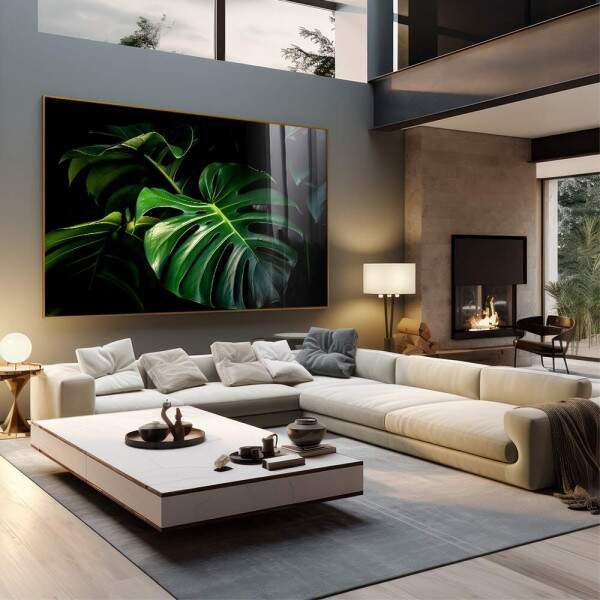 Quadro Decorativo Monstera Vibrante