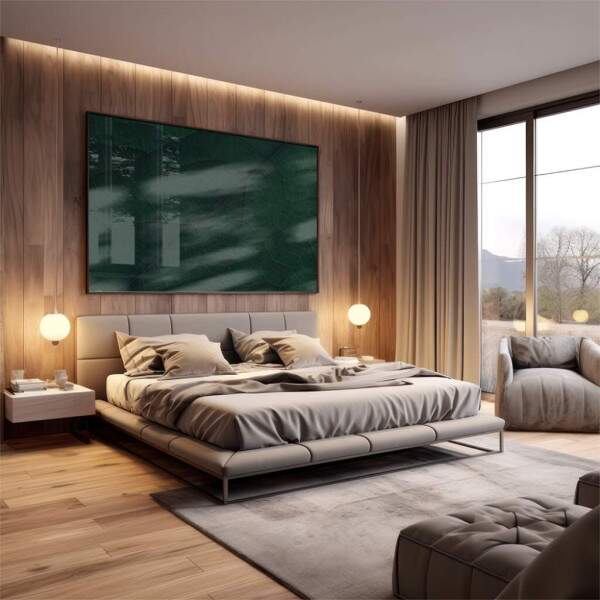 Quadro Decorativo: Explendor Verde Vibrante