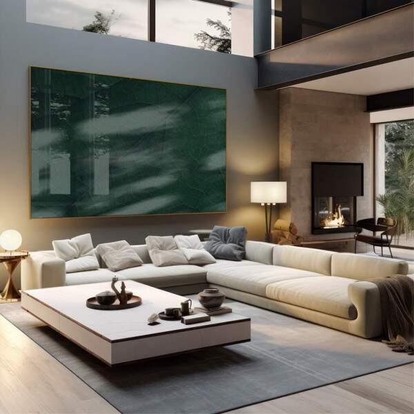 Quadro Decorativo: Explendor Verde Vibrante