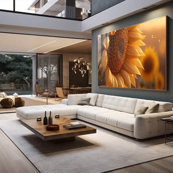Quadro Decorativo Girassol: Uma Jornada Visual