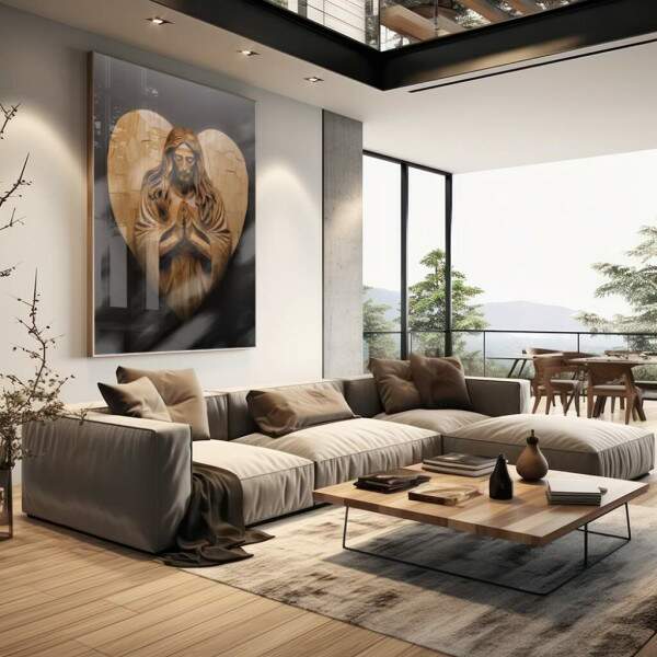 Quadro Decorativo: Inspiradora Orao de Jesus