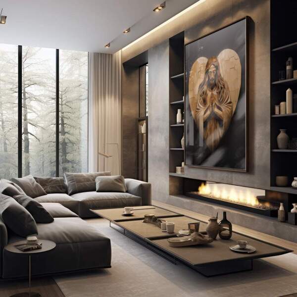 Quadro Decorativo: Inspiradora Orao de Jesus