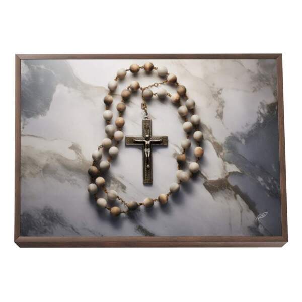 Quadro Decorativo Rosrio - Elegncia e Durabilidade para sua Decorao