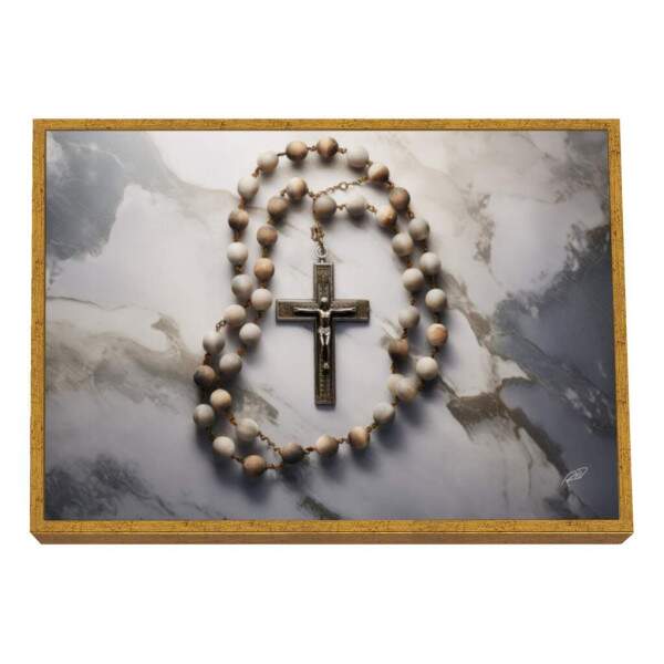 Quadro Decorativo Rosrio - Elegncia e Durabilidade para sua Decorao