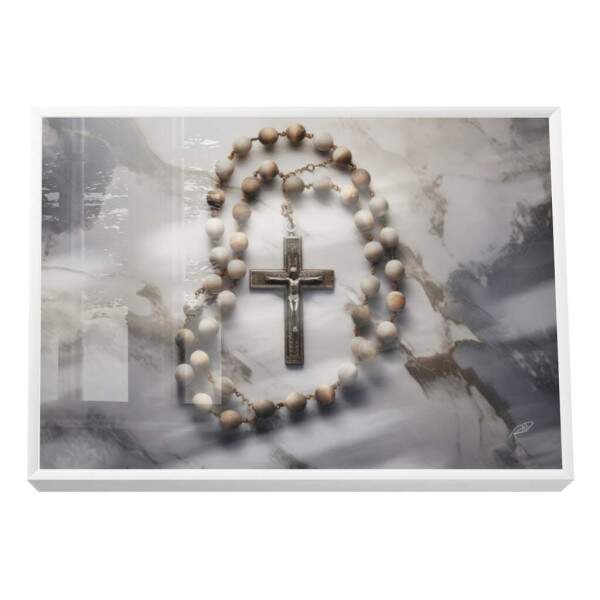 Quadro Decorativo Rosrio - Elegncia e Durabilidade para sua Decorao