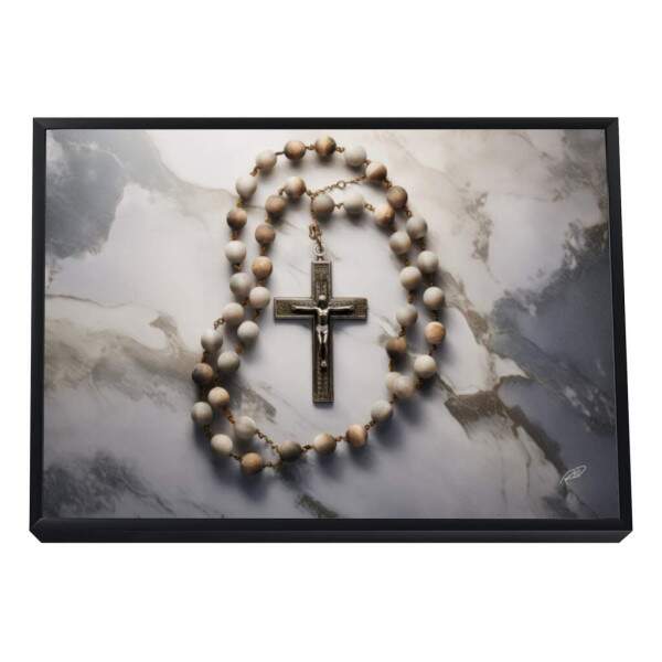 Quadro Decorativo Rosrio - Elegncia e Durabilidade para sua Decorao