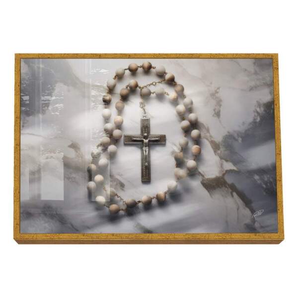 Quadro Decorativo Rosrio - Elegncia e Durabilidade para sua Decorao