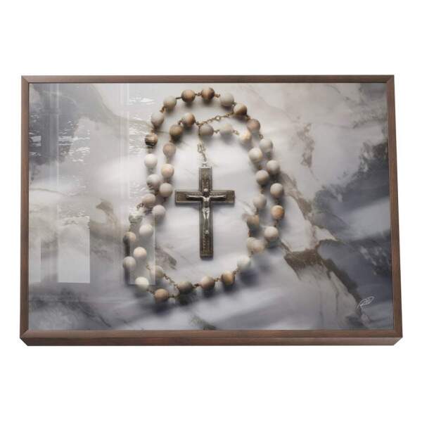 Quadro Decorativo Rosrio - Elegncia e Durabilidade para sua Decorao