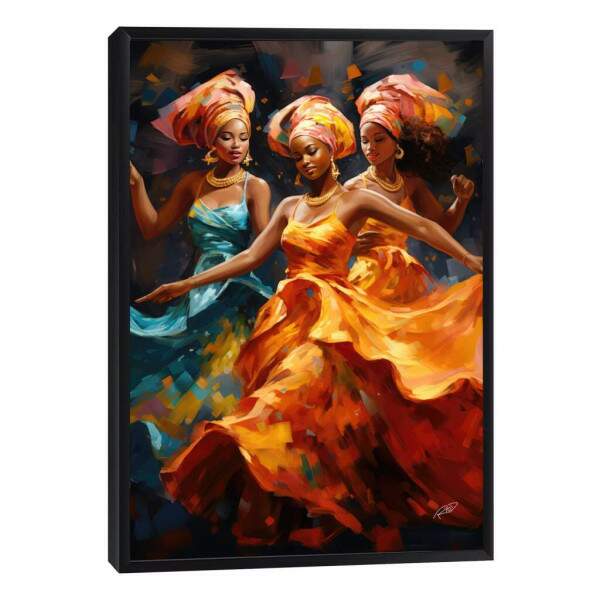 Quadro Decorativo Conscincia Negra 07 - Estilo e Sofisticao para sua Decorao