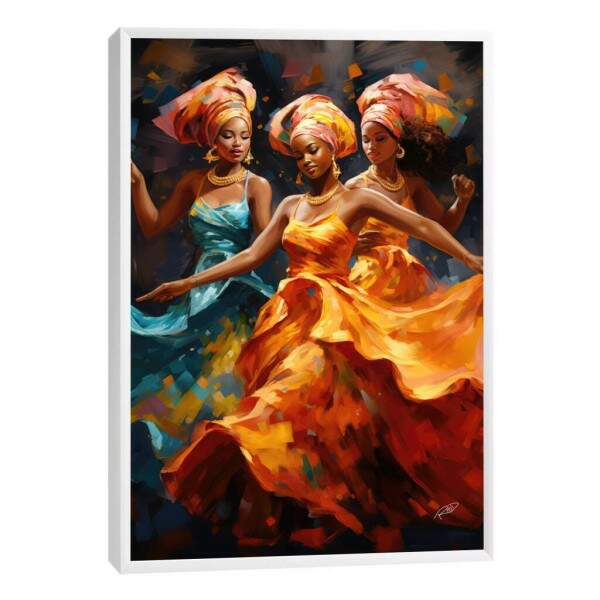 Quadro Decorativo Conscincia Negra 07 - Estilo e Sofisticao para sua Decorao