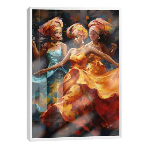 Quadro Decorativo Conscincia Negra 07 - Estilo e Sofisticao para sua Decorao