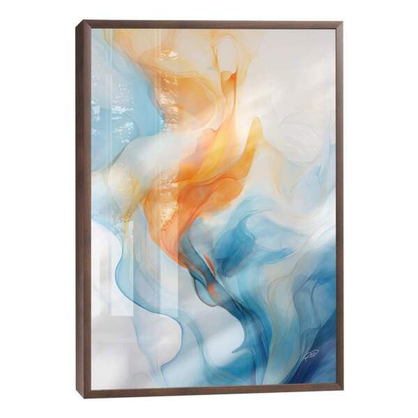 Quadro Decorativo Abstrato Primavera - Estilo e Sofisticao para sua Casa