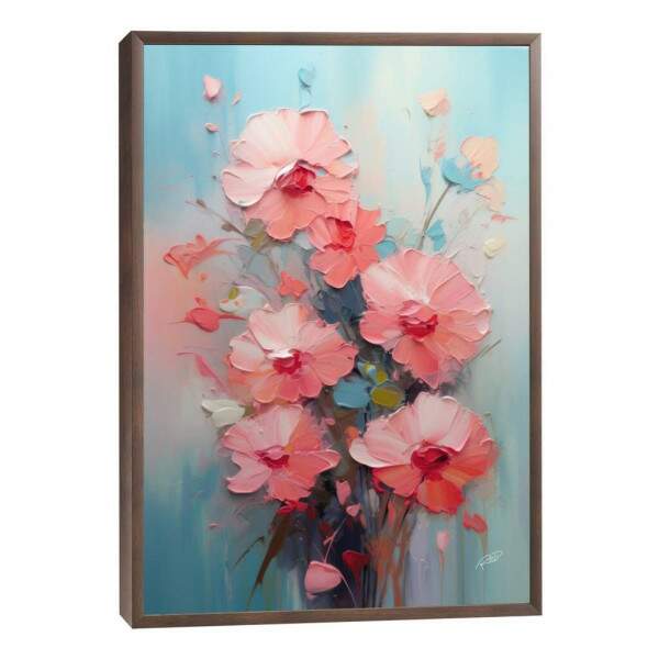 Quadro Decorativo Abstrato Primavera Doce 1 - Elegncia e Modernidade para Sua Decorao