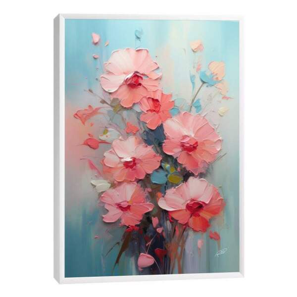 Quadro Decorativo Abstrato Primavera Doce 1 - Elegncia e Modernidade para Sua Decorao